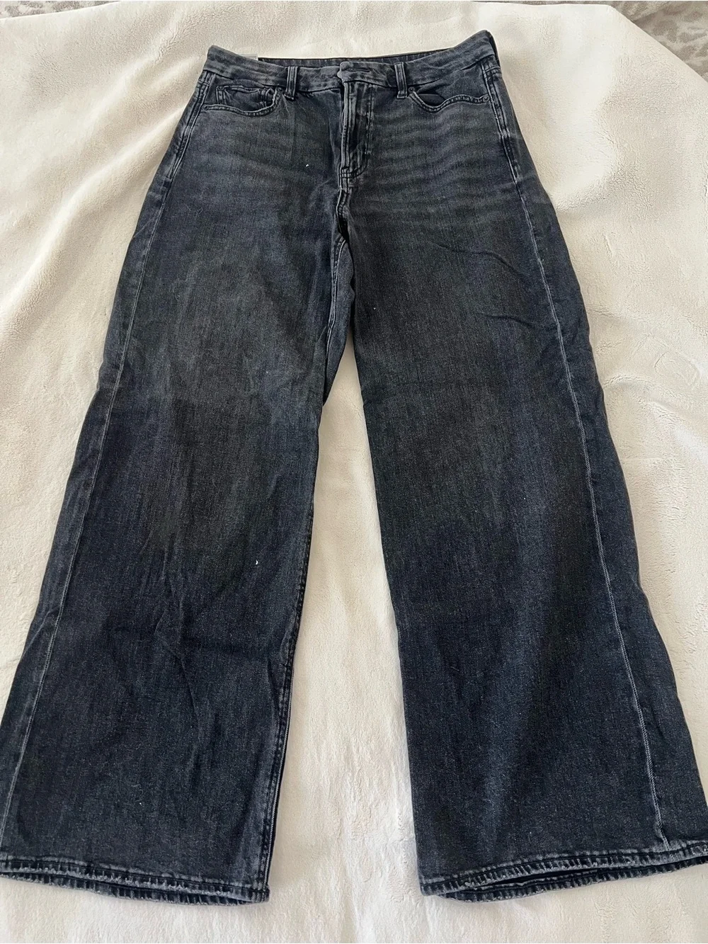 American Eagle curvy high rise baggie jeans